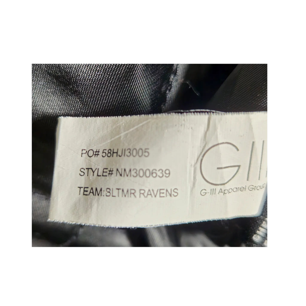 Retro G-III Baltimore Ravens vattert bomberjakke i tykt stoff