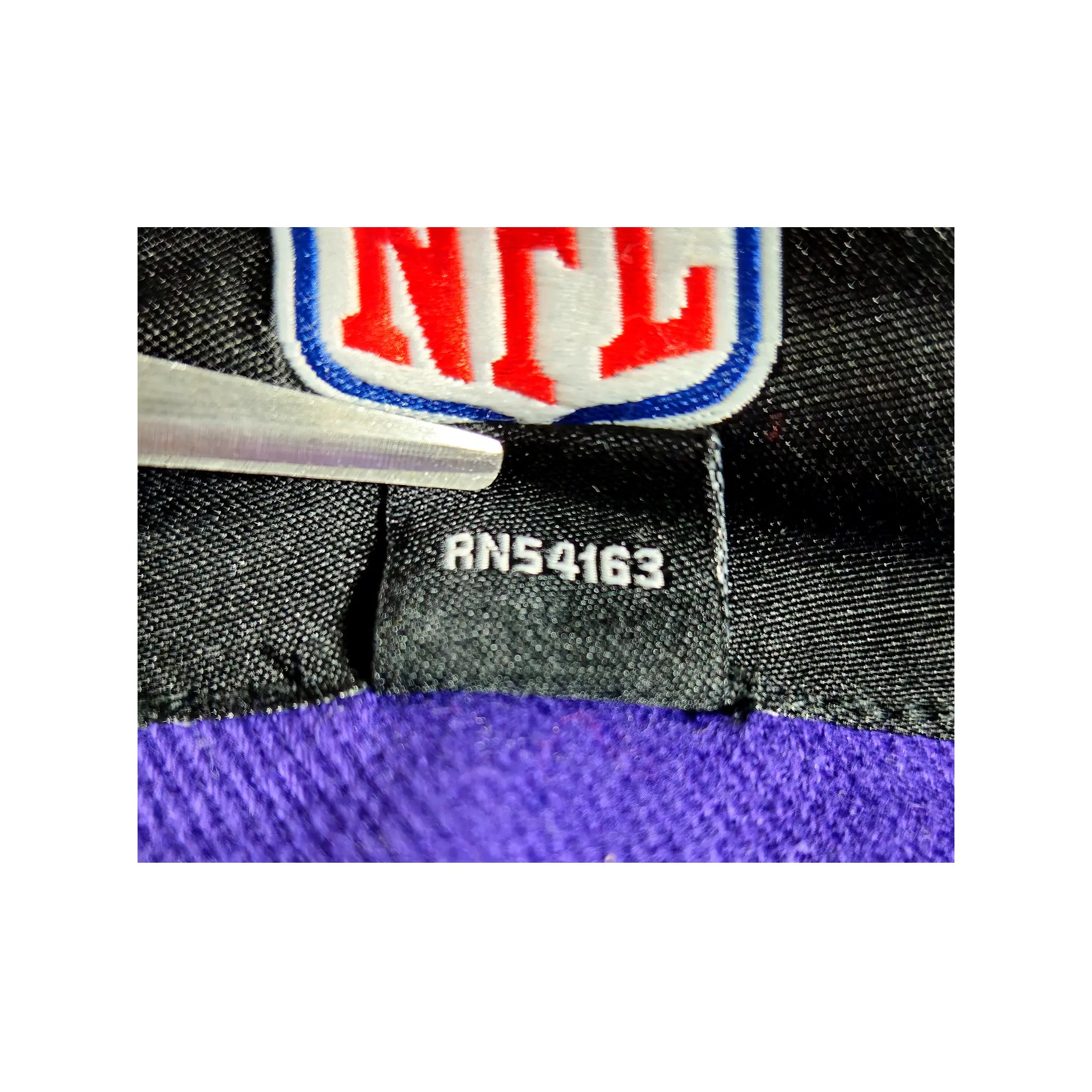 Retro G-III Baltimore Ravens vattert bomberjakke i tykt stoff