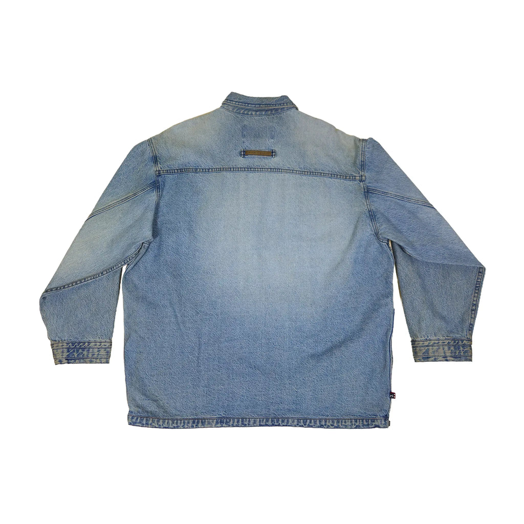 Vintage Phat Farm Archival Utility Tactical Buckle XXL Denimjakke
