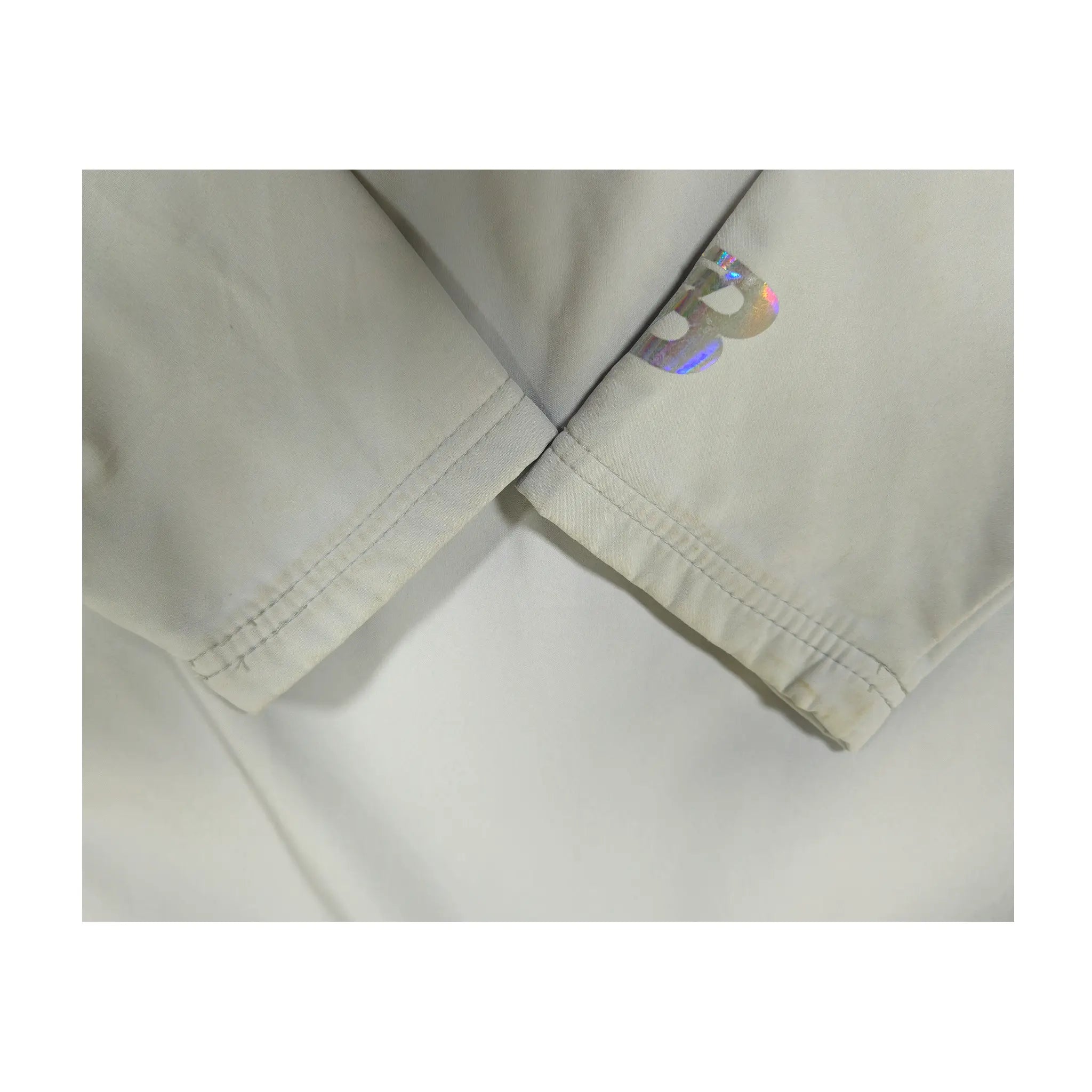 Vintage New Balance Regnbuefarget Holografisk Softshell Fleecejakke