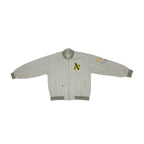 Vintage 90-talls Mirage "First String" Oakland A's Reversible World Series Bomberjakke