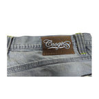 Vintage Y2K Coogi baggy jeans med kontrastsøm i falmet grå