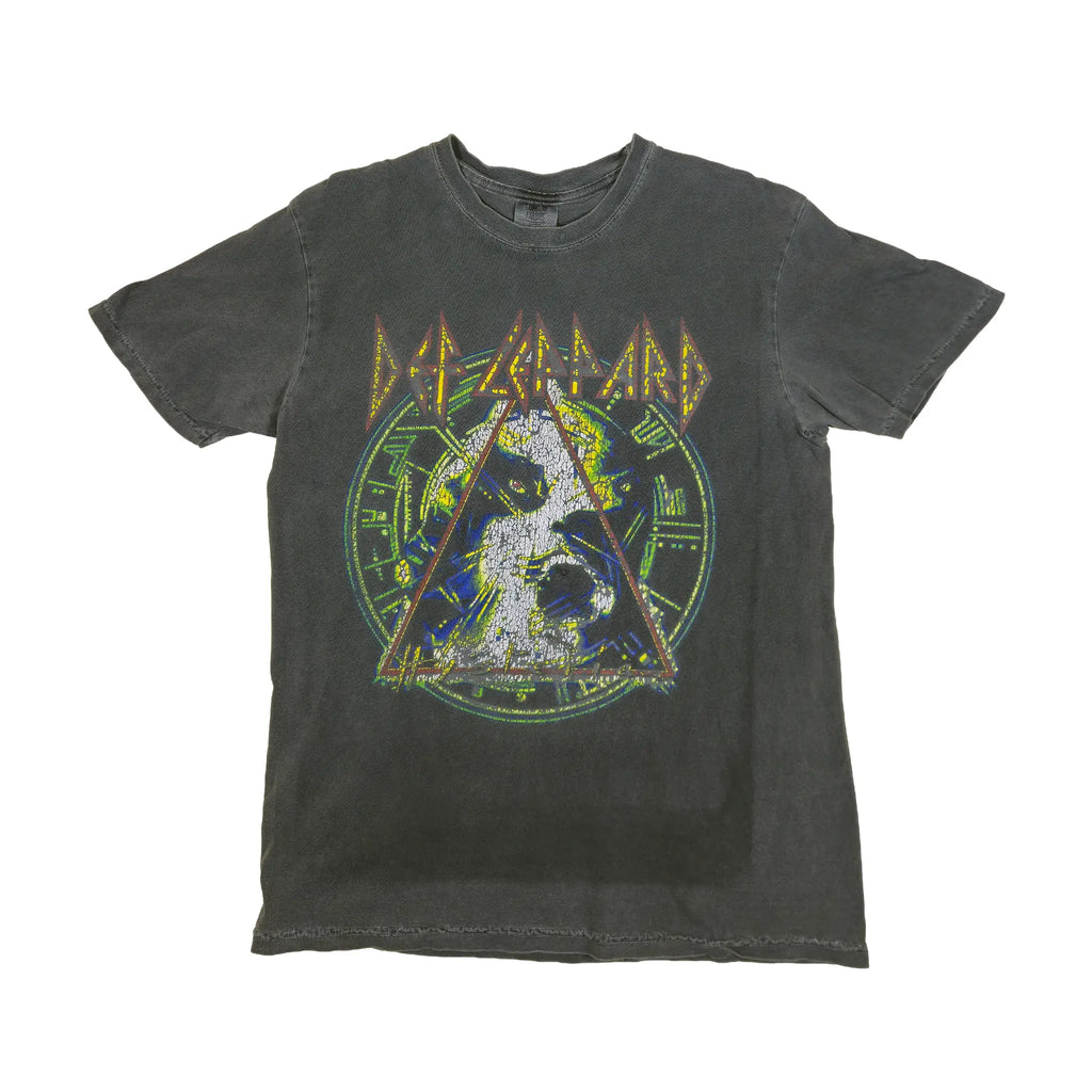 Def Leppard 2023 World Tour T-skjorte i slitt stil