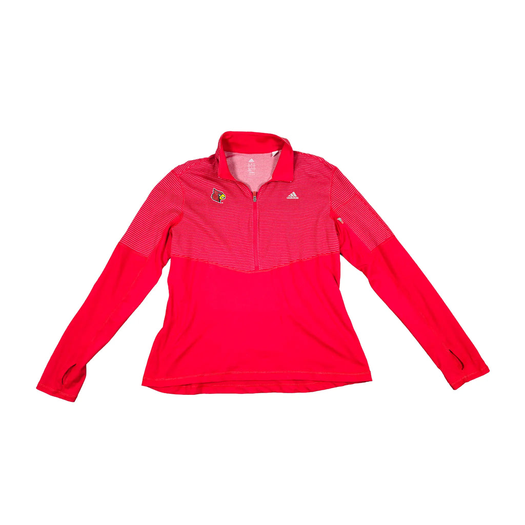 Adidas Louisville Cardinals NCAA 1/2 glidelås treningstopp