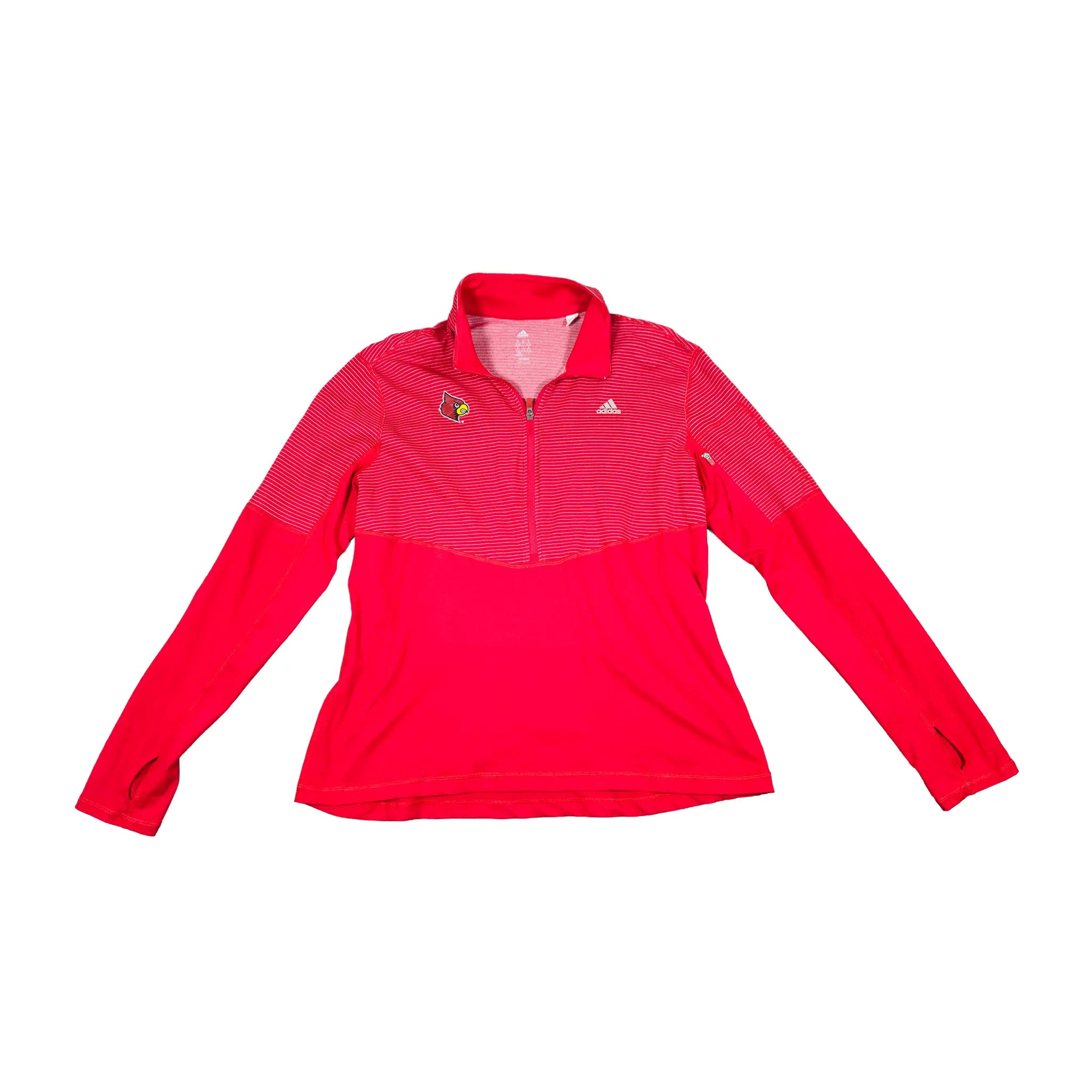 Adidas Louisville Cardinals NCAA 1/2 glidelås treningstopp