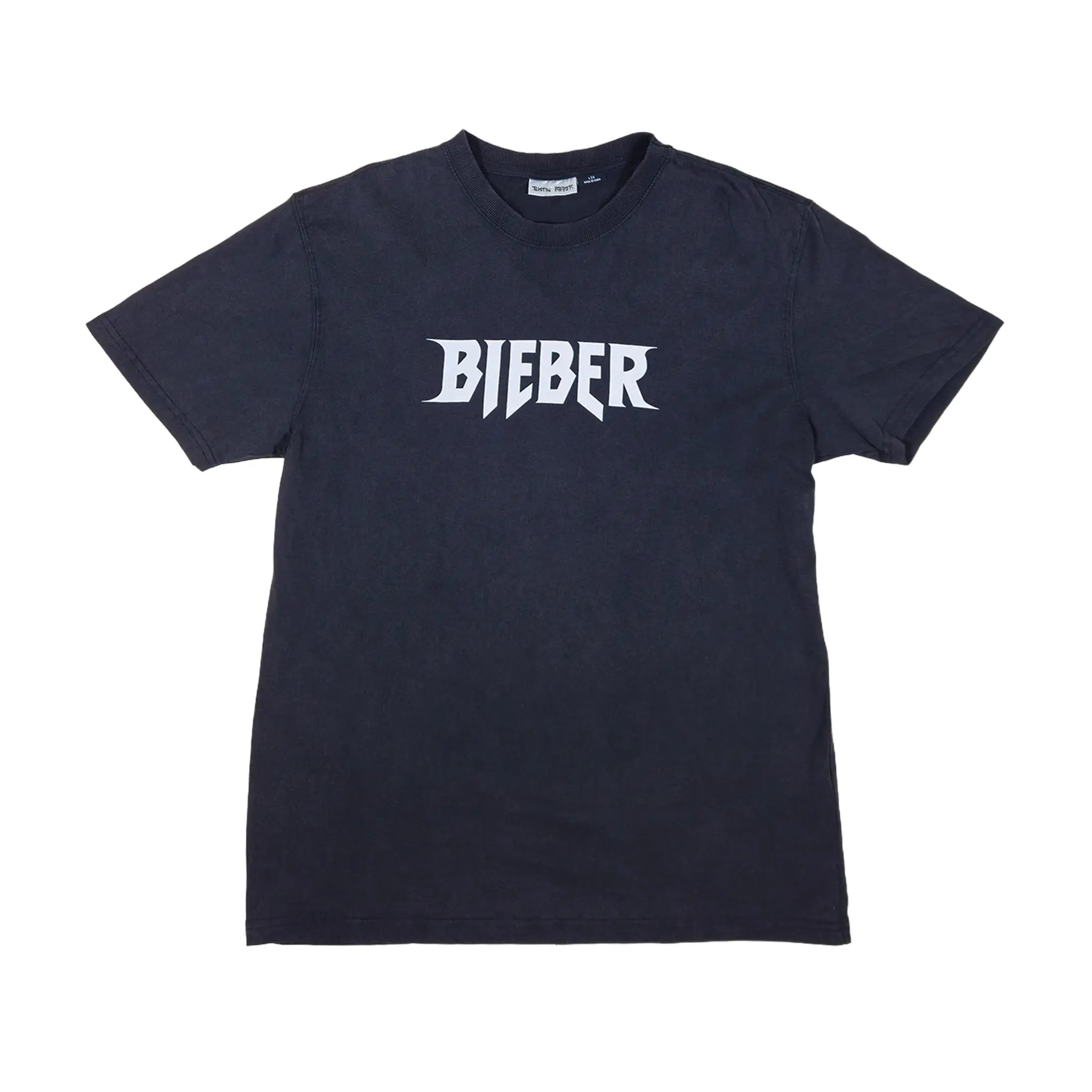 Justin Bieber "Purpose Tour" Gothic Logo T-skjorte
