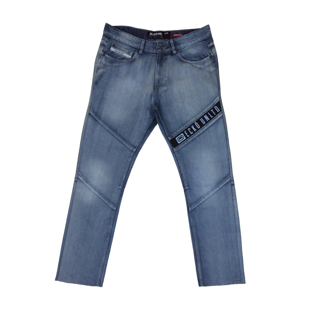 Vintage Y2K Ecko Unltd. Moto Straight Jeans med grafisk panel