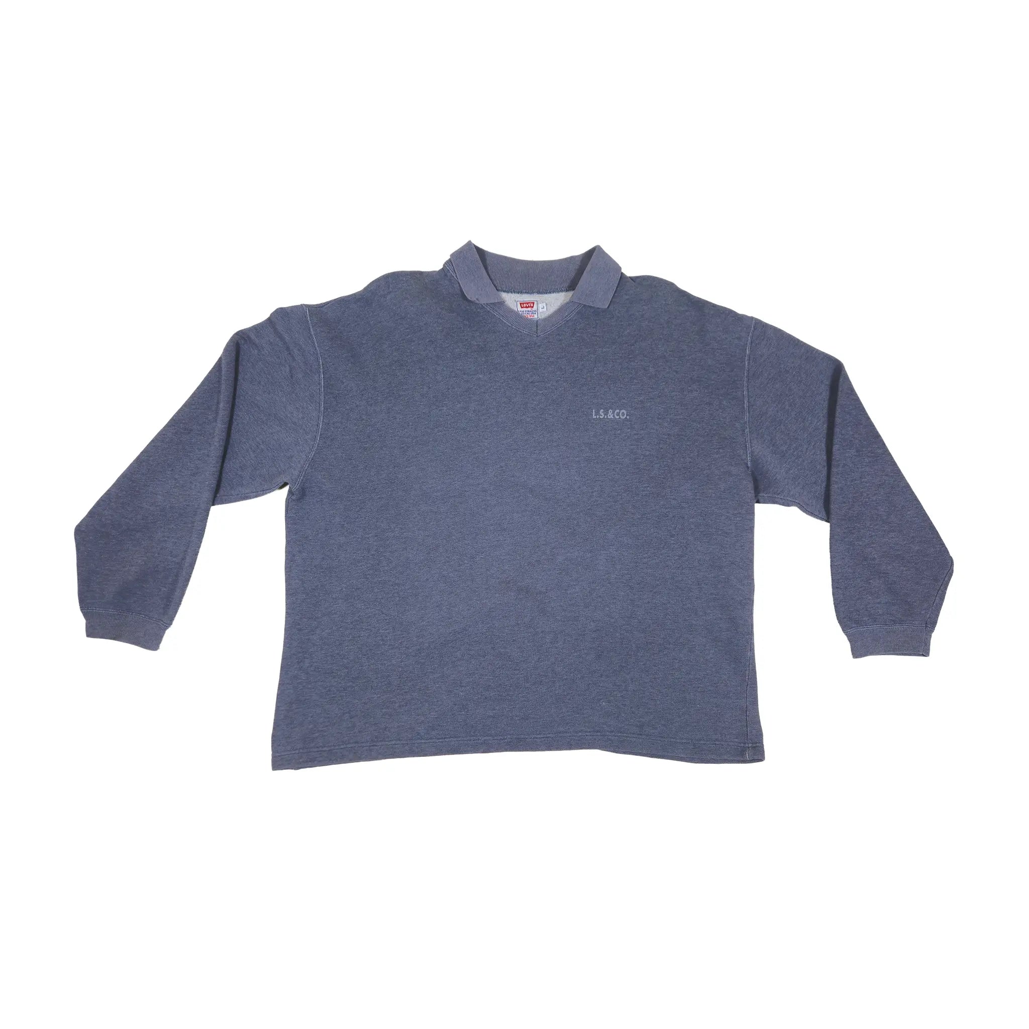 Vintage Levi’s Kort Genser med Krage