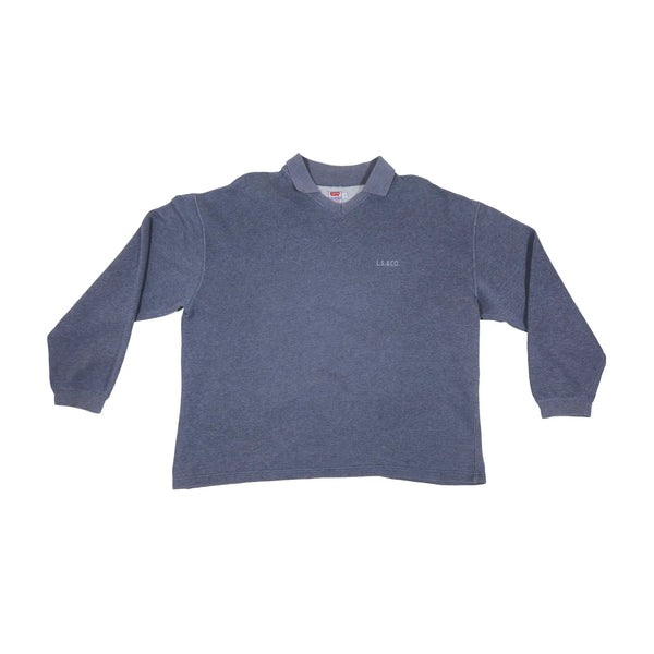 Vintage Levi’s Cropped Collared Sweatshirt