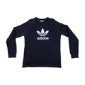 Adidas svart genser med Trefoil-logo