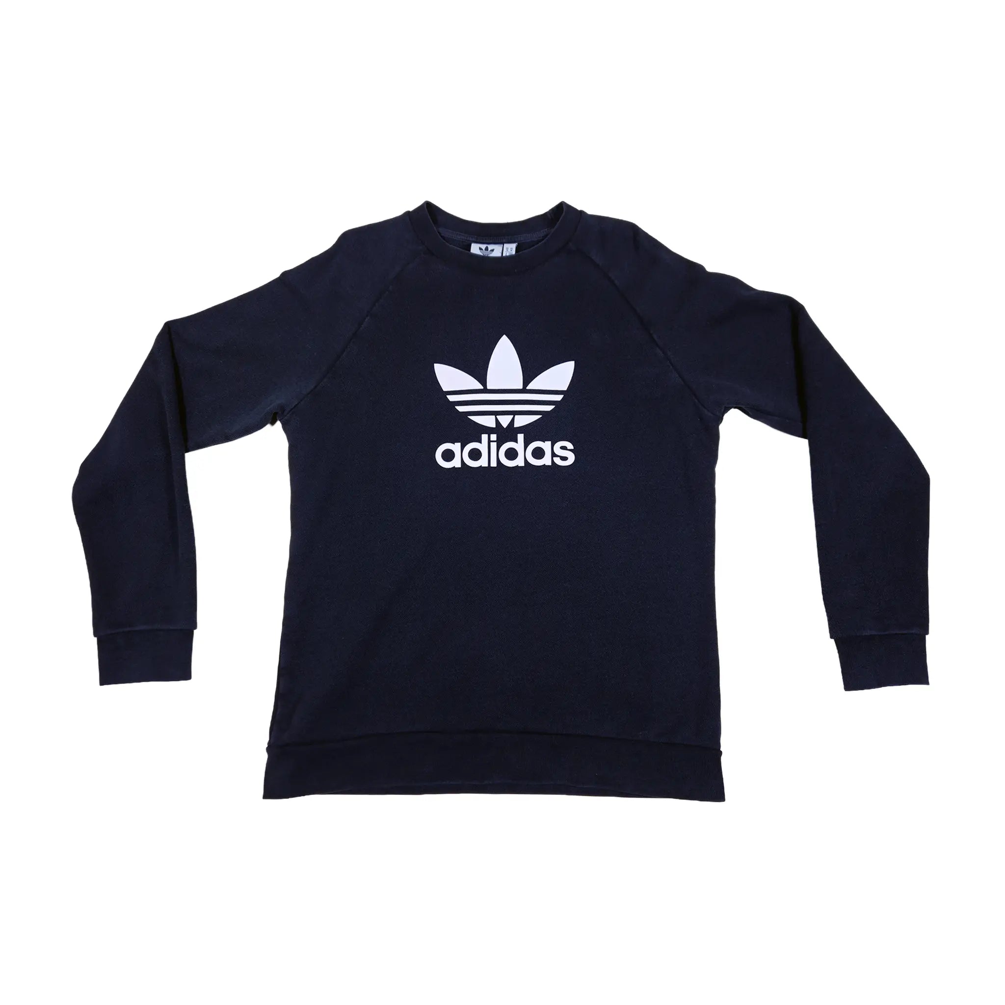 Adidas svart genser med Trefoil-logo