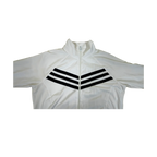 Hvit Adidas Helglidelås Sportswear Meshfôret Treningsjakke