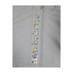 Vintage New Balance Regnbuefarget Holografisk Softshell Fleecejakke