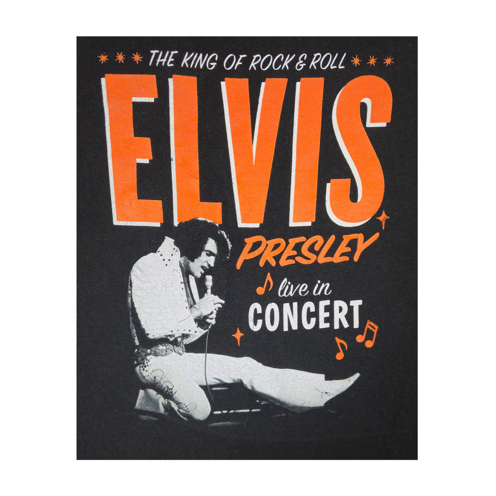 Offisiell Elvis Presley «Live in Concert» grafisk T-skjorte