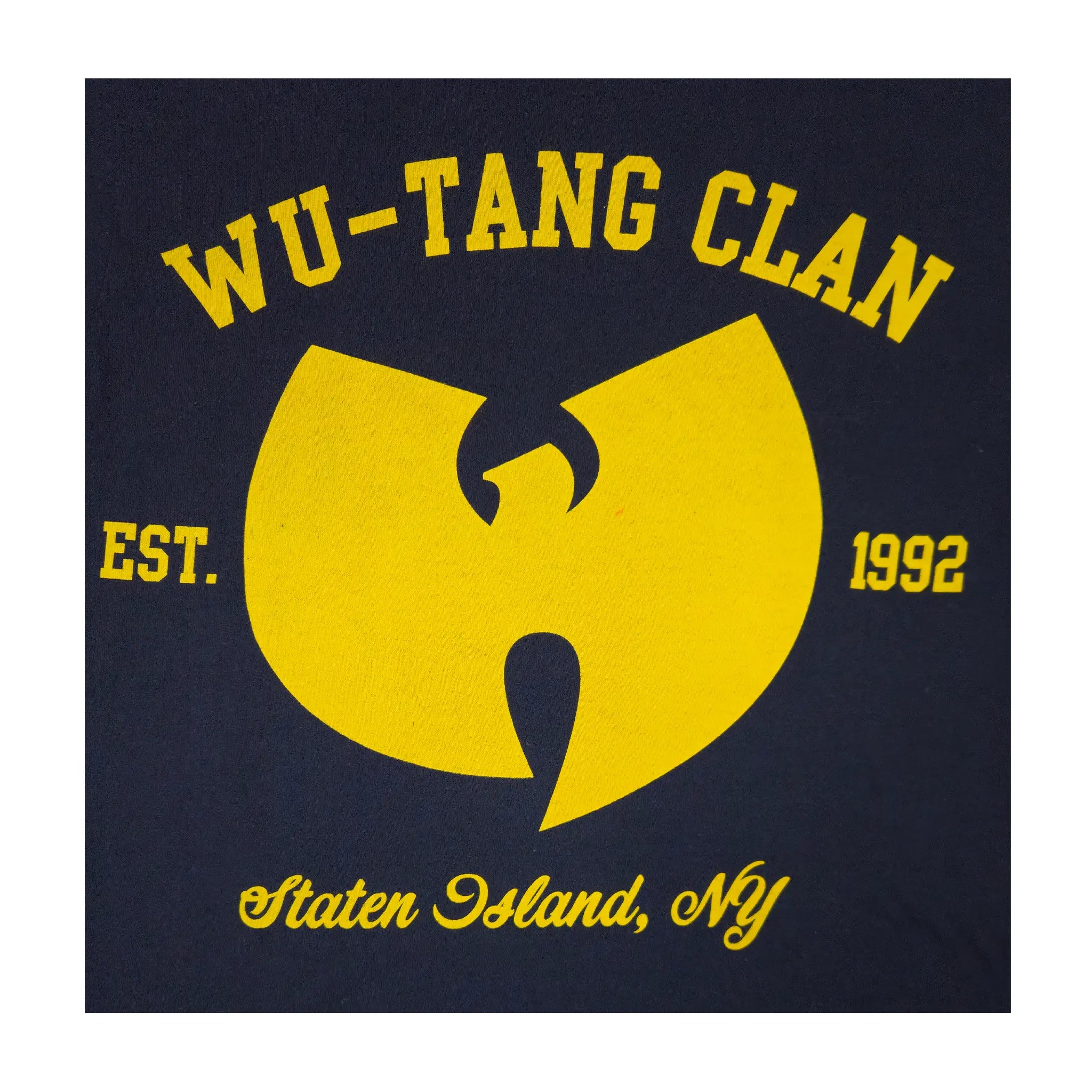 Offisiell Wu-Tang Clan Staten Island T-skjorte med grafisk trykk