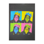 The Notorious B.I.G. Pop-Art-krone t-skjorte med grafisk trykk