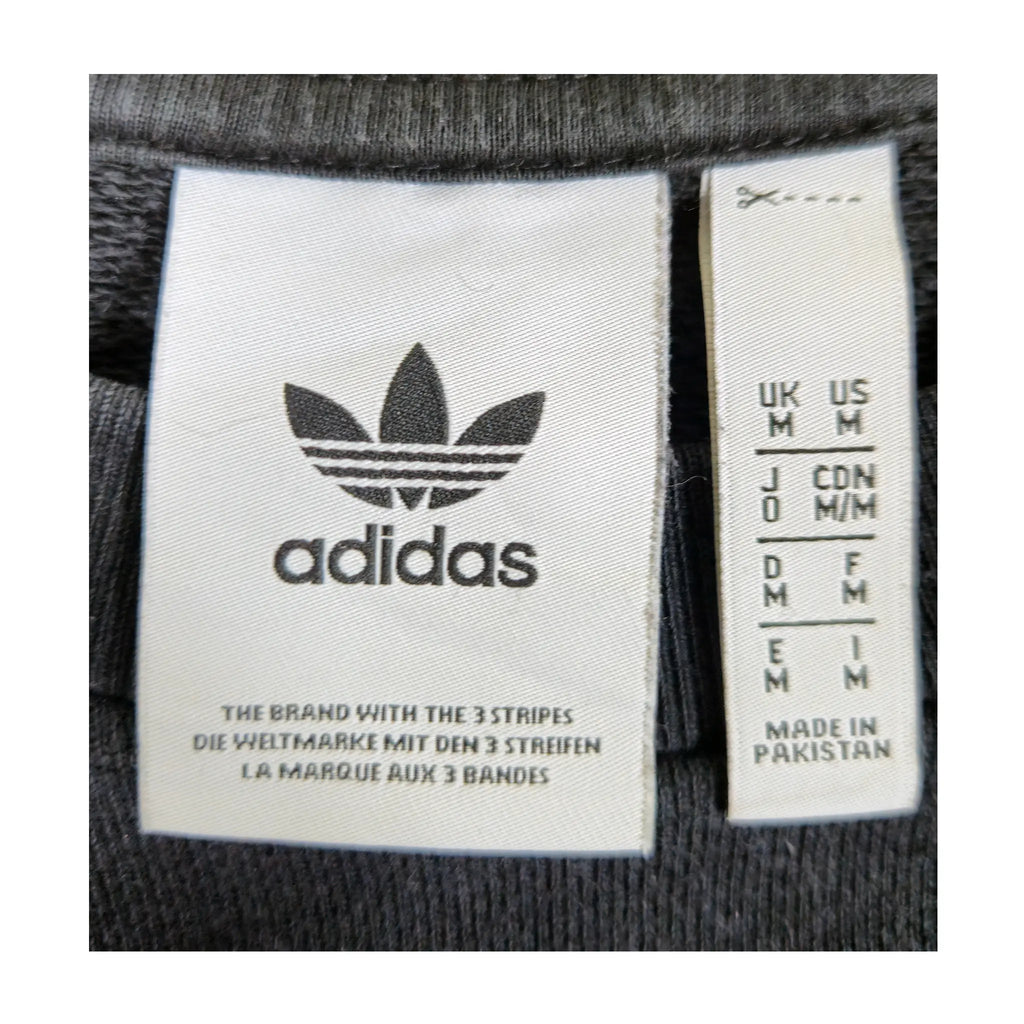Adidas svart genser med Trefoil-logo