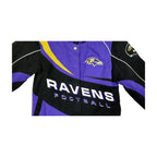 Retro G-III Baltimore Ravens vattert bomberjakke i tykt stoff