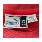 Puma rød og hvit sportscardigan