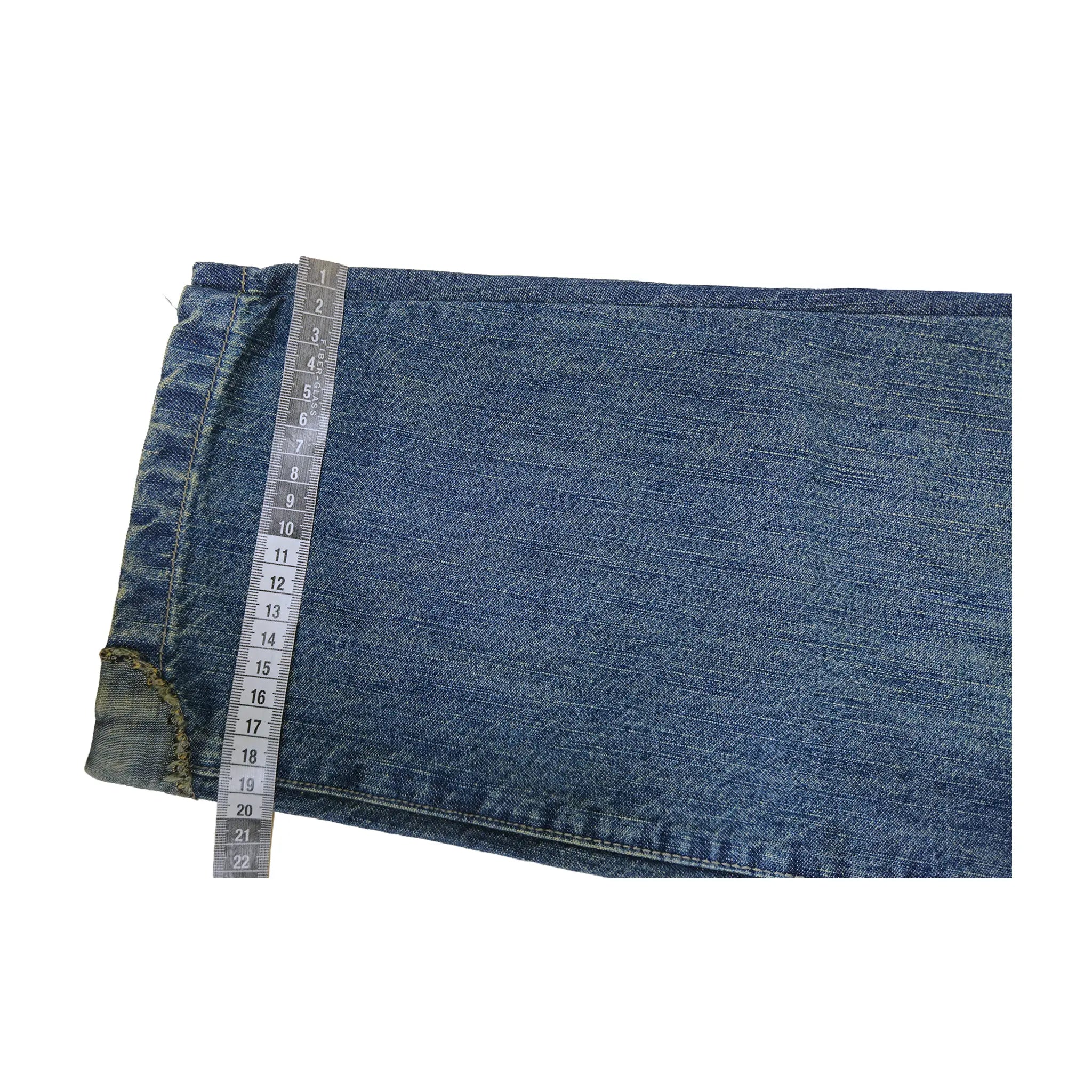 Vintage Y2K Ecko Unltd. Asymmetriske lappeteknikk jeans med flere paneler for skatere
