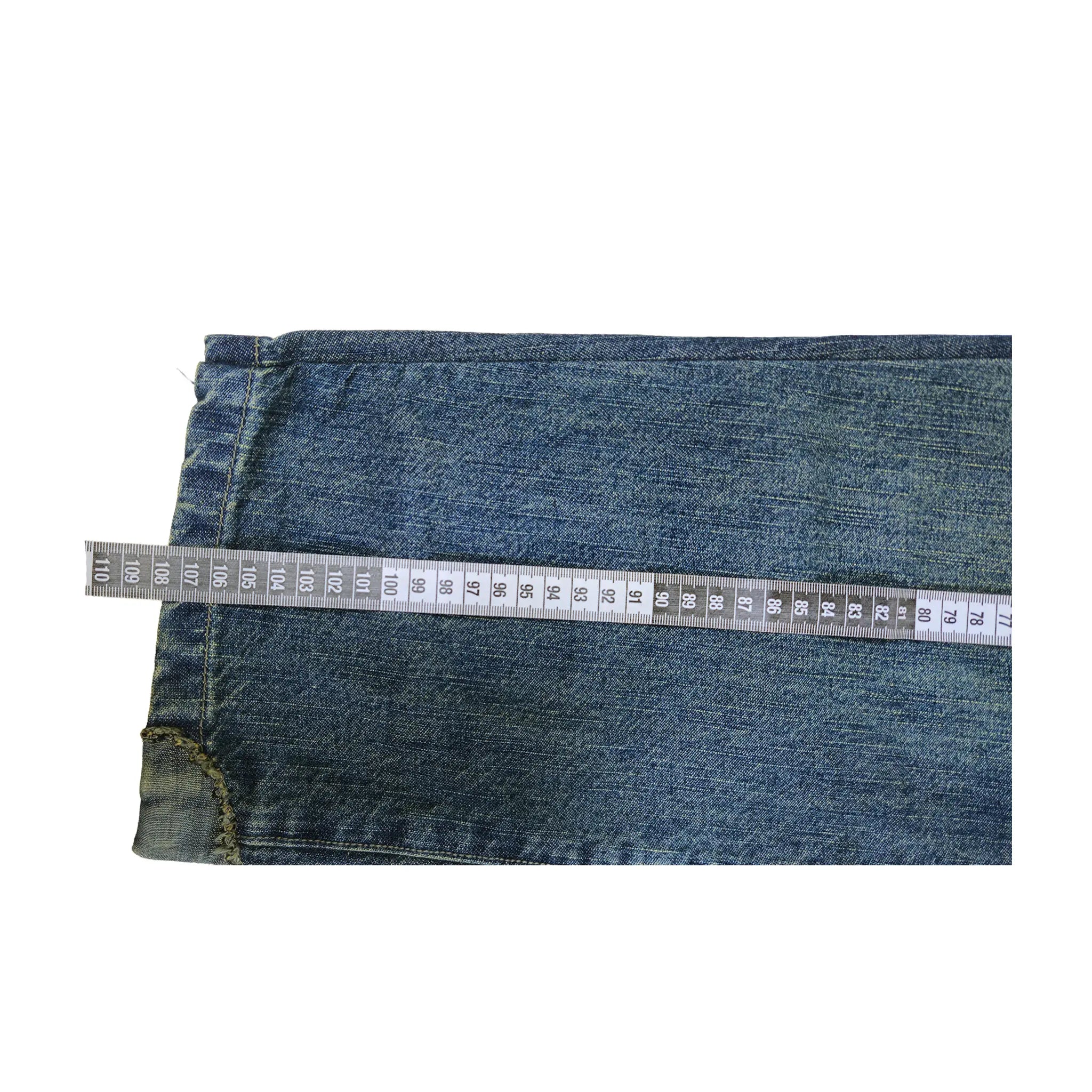 Vintage Y2K Ecko Unltd. Asymmetriske lappeteknikk jeans med flere paneler for skatere