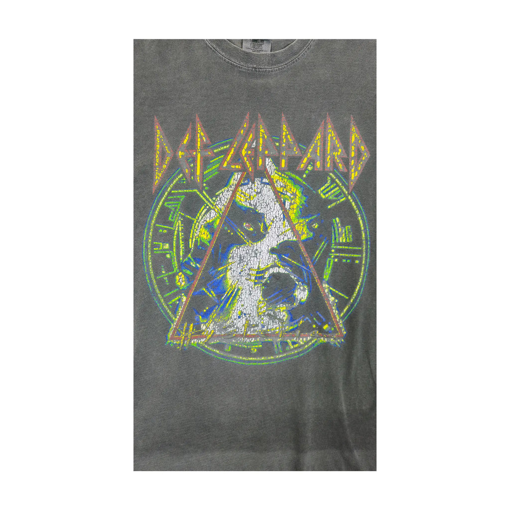 Def Leppard 2023 World Tour T-skjorte i slitt stil