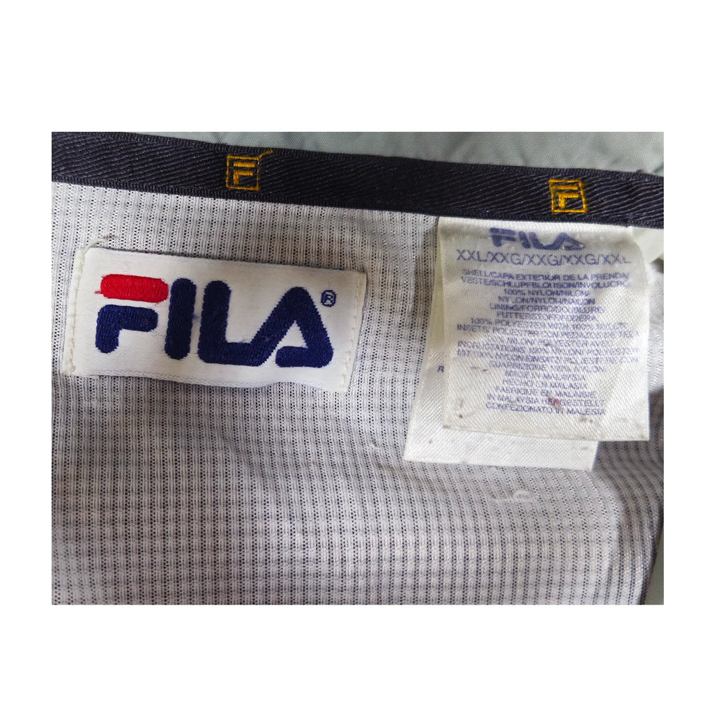 Vintage Y2K Fila Color-Block Skalljakke