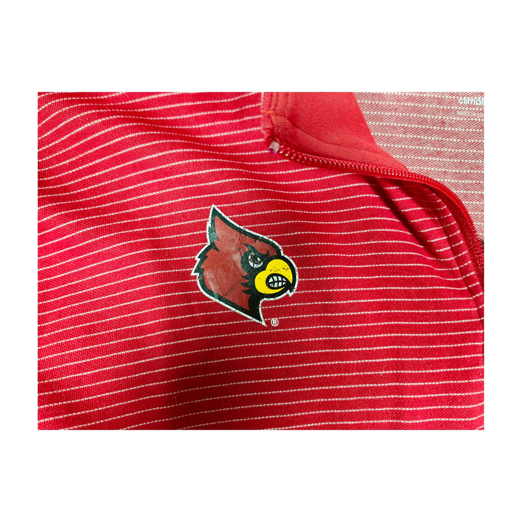 Adidas Louisville Cardinals NCAA 1/2 glidelås treningstopp