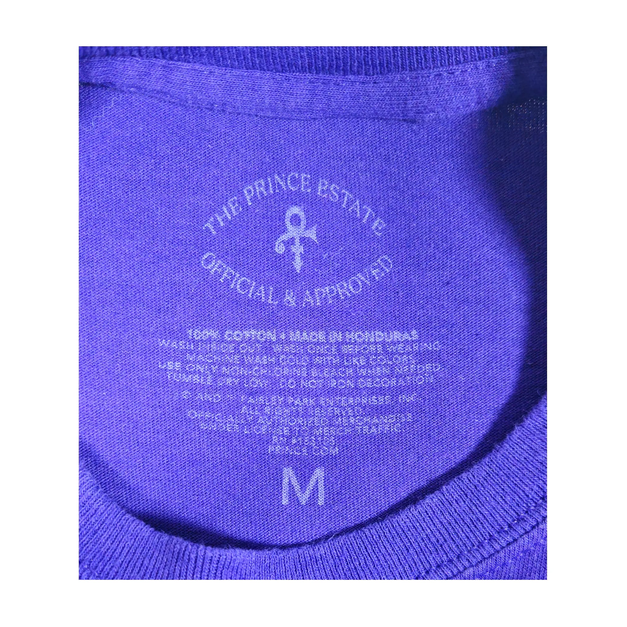 Offisiell Prince "Purple Rain" Album Cover Grafisk T-skjorte