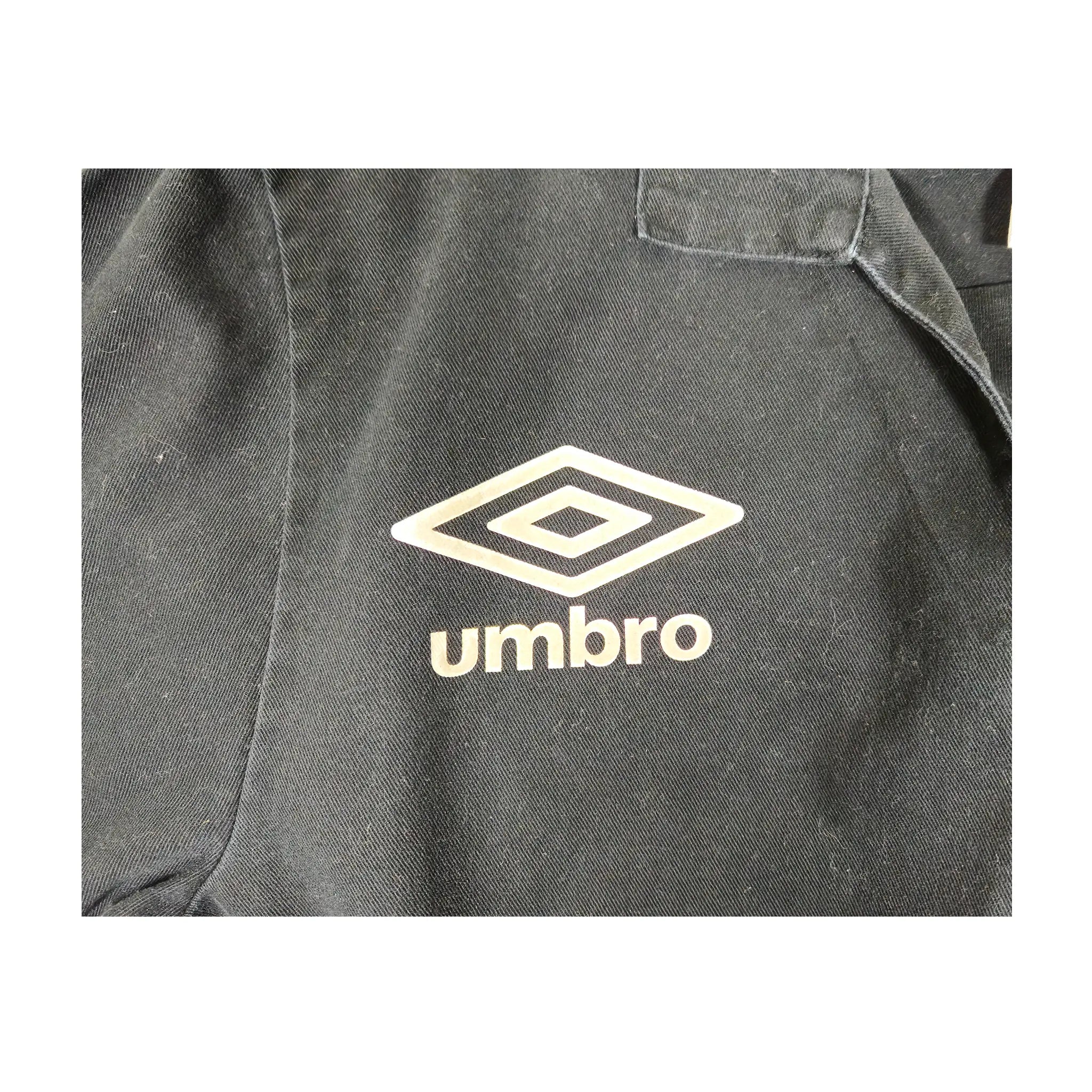 Vintage Umbro Svart Drilltopp