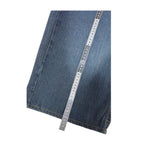 Vintage Y2K Chams Jeans Co. heavily studdet og brodert store størrelse cropped baggy jeans