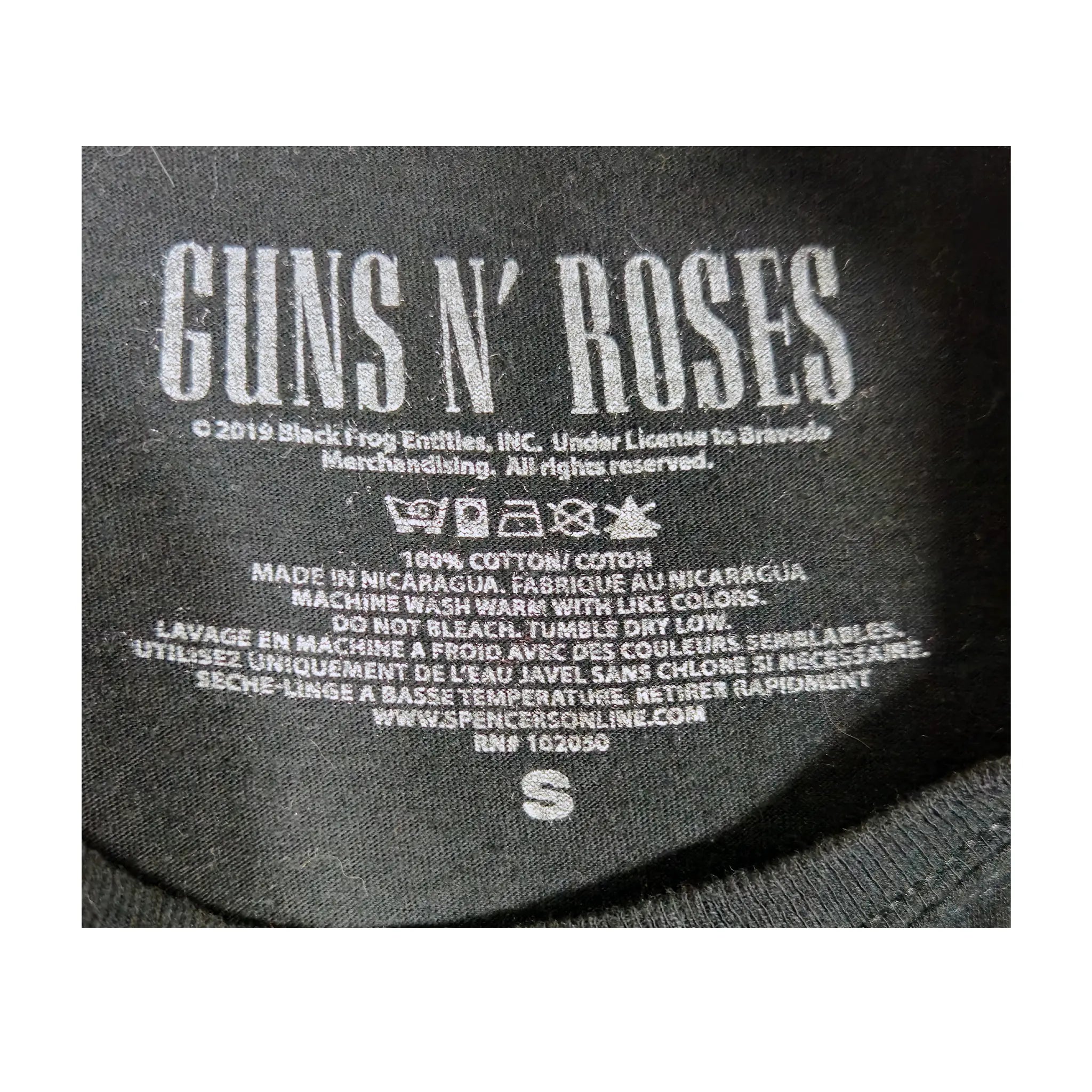 Offisiell Guns N' Roses Skull & Roses '85 Grafisk T-skjorte