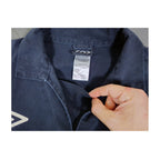 Vintage Umbro Svart Drilltopp