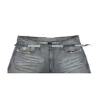 Vintage Y2K Coogi baggy jeans med kontrastsøm i falmet grå