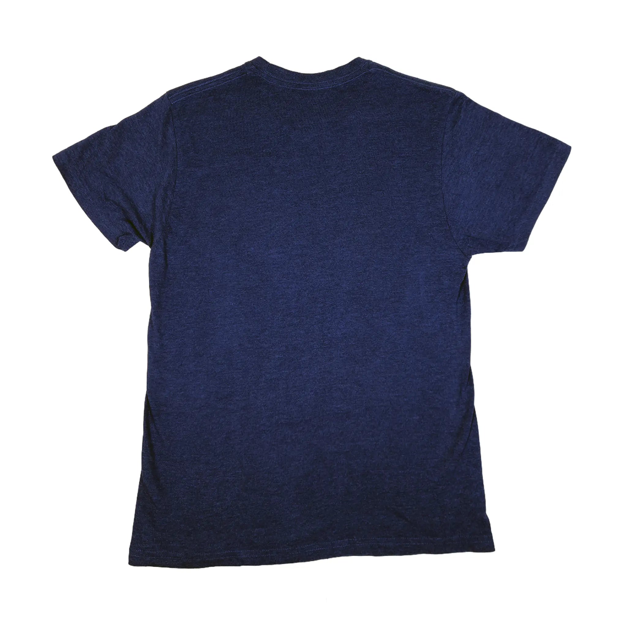 Nirvana Classic Yellow Smiley Face Heather Navy T-skjorte