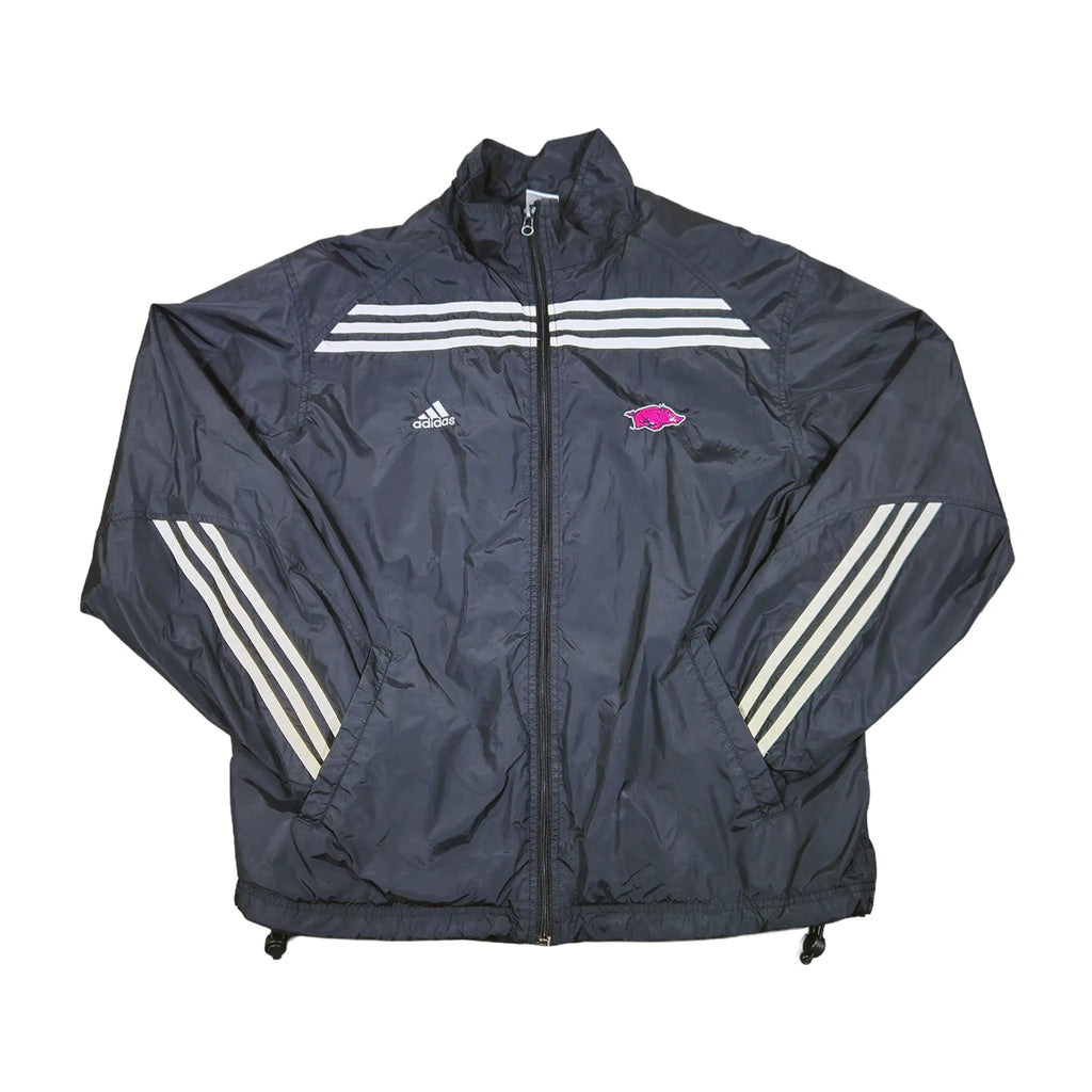 Vintage 2000-talls Adidas Arkansas Razorbacks "Pink Out" vindjakke