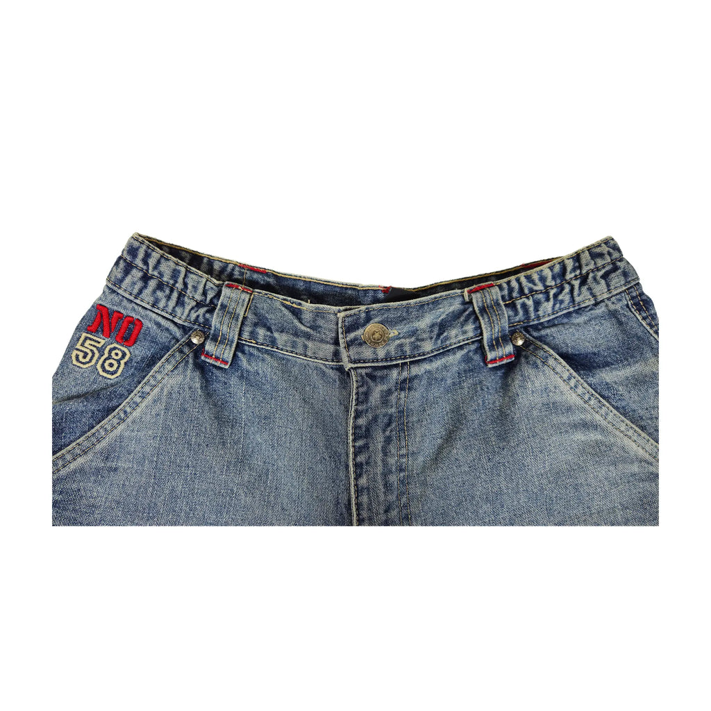 Vintage Y2K "Here & There" C&A South Academy Broderte Carpenter Skater Jeans