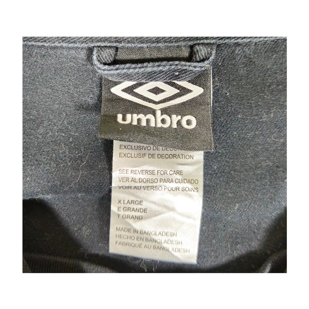 Vintage Umbro Svart Drilltopp