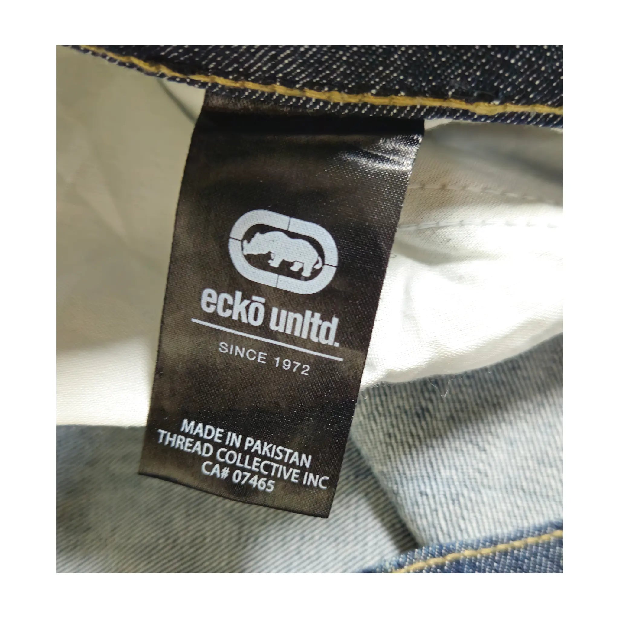 Vintage Ecko Unltd. Athletic Fit Størrelse 40 Mørkvaskede Jeans