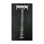 Justin Bieber "Purpose Tour" Gothic Logo T-skjorte