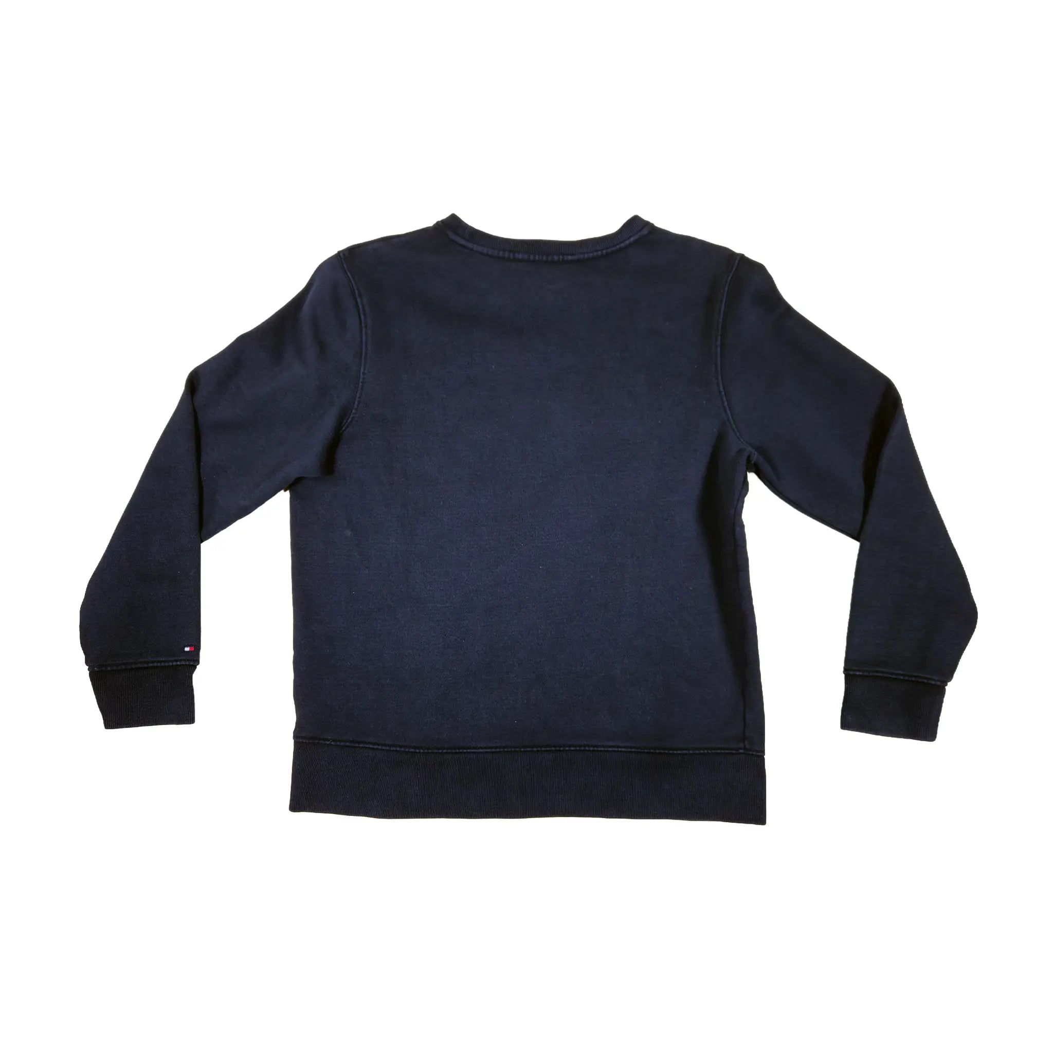 Tommy Hilfiger Marineblå Cursive Broderi Genser