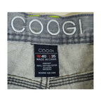 Vintage Y2K Coogi baggy jeans med kontrastsøm i falmet grå