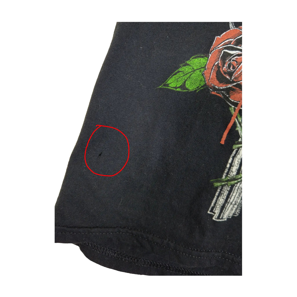 Offisiell Guns N' Roses Skull & Roses '85 Grafisk T-skjorte