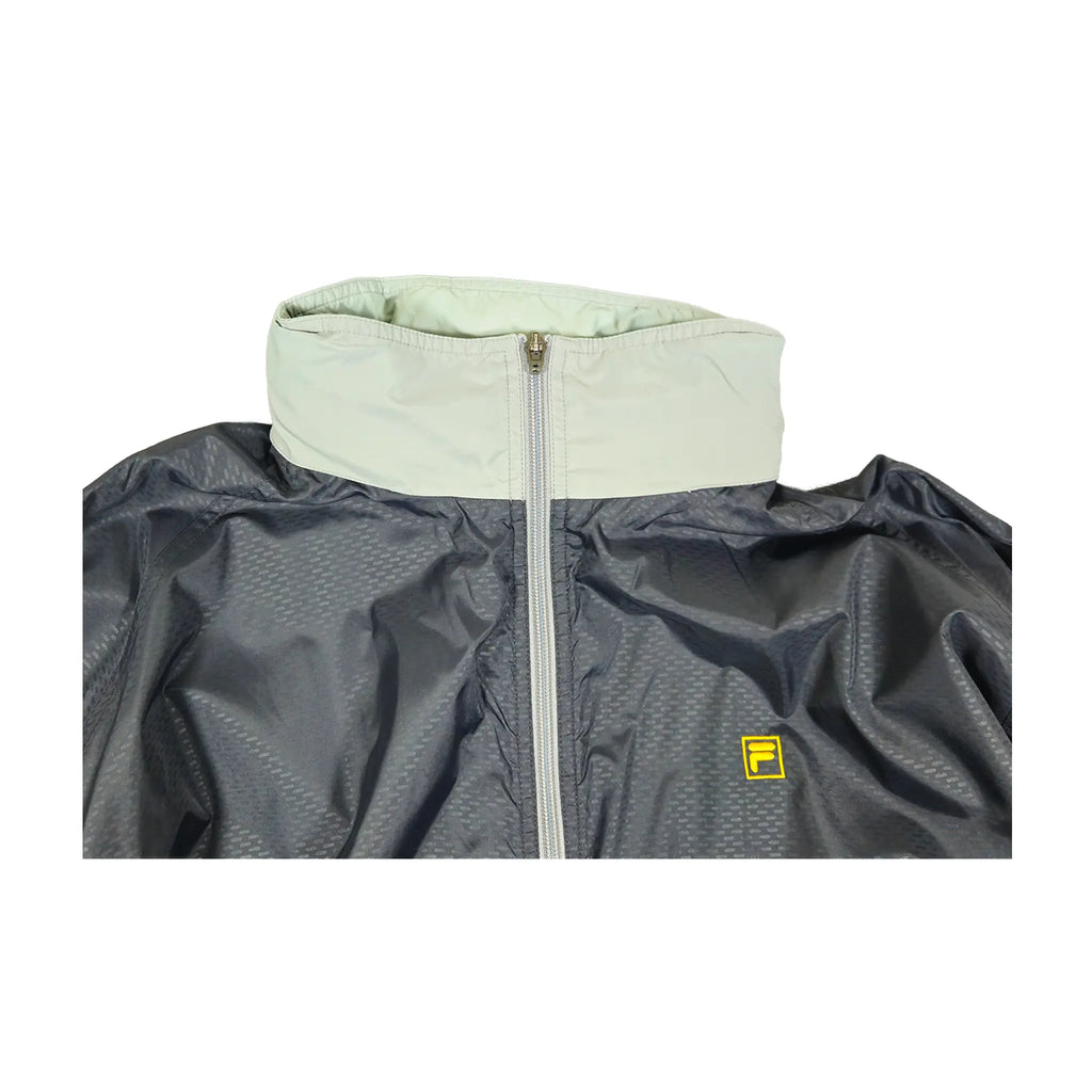 Vintage Y2K Fila Color-Block Skalljakke