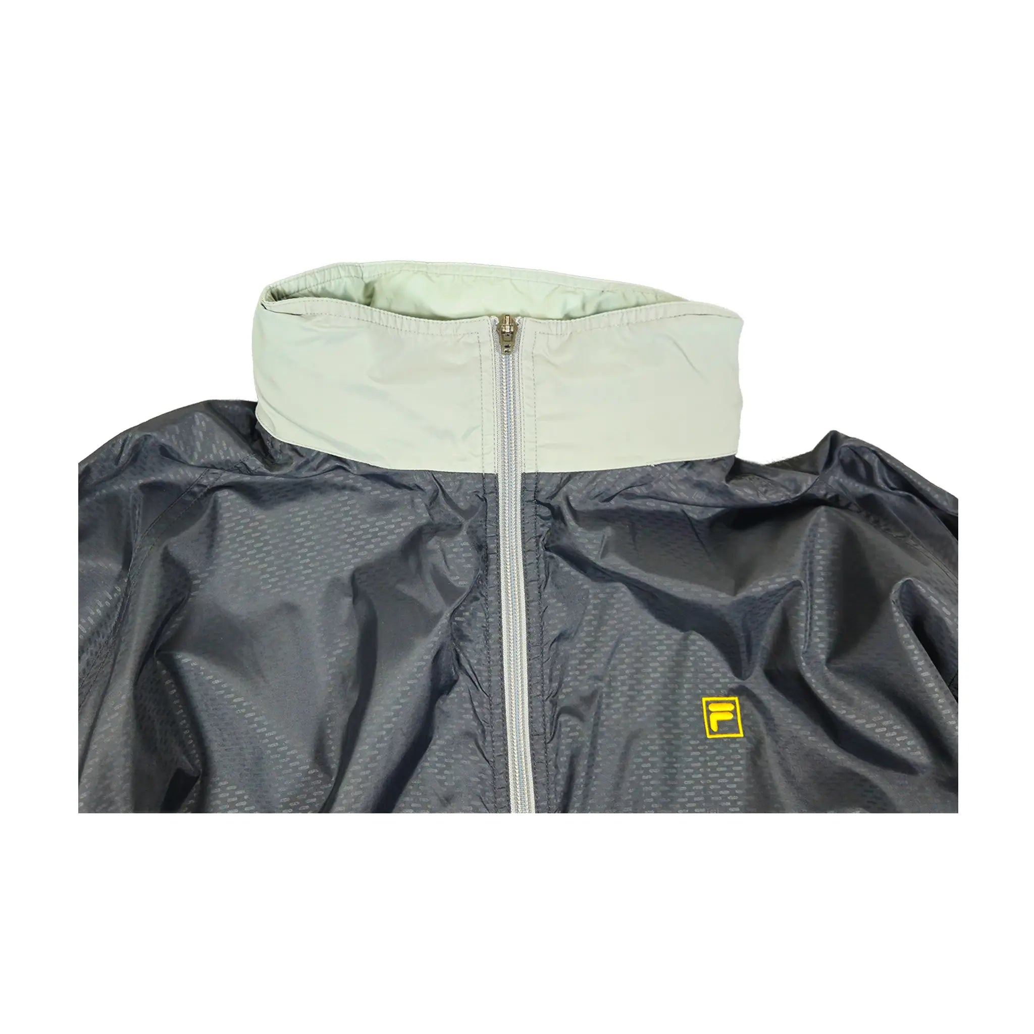 Vintage Y2K Fila Color-Block Skalljakke