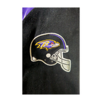 Retro G-III Baltimore Ravens vattert bomberjakke i tykt stoff