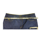 Vintage Y2K Rocawear Regnbue-monogram broderte Plus-Size Jeans