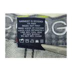 Vintage Y2K Coogi baggy jeans med kontrastsøm i falmet grå