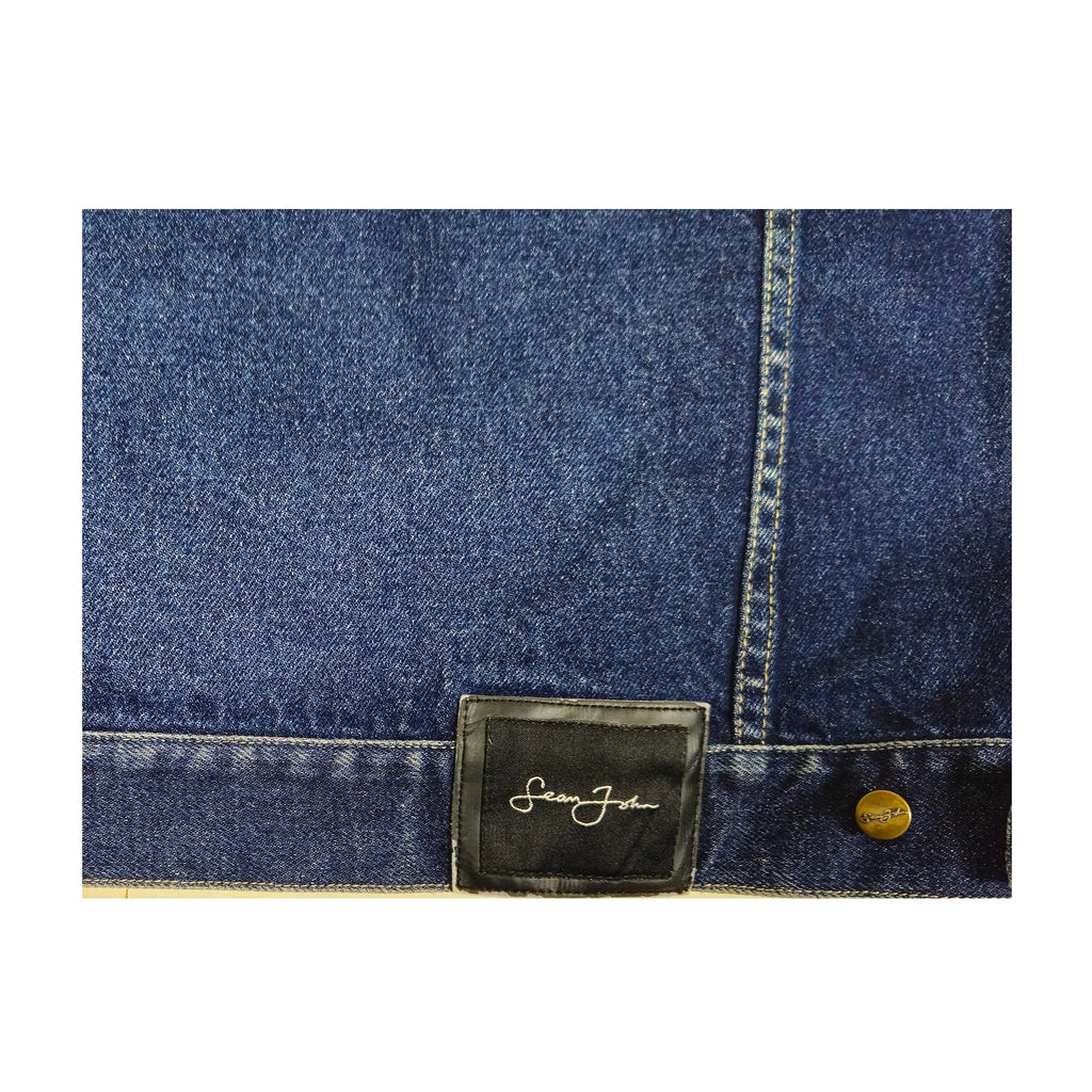 Vintage Sean John Klassisk Baggy XXL Denim Truckerjakke