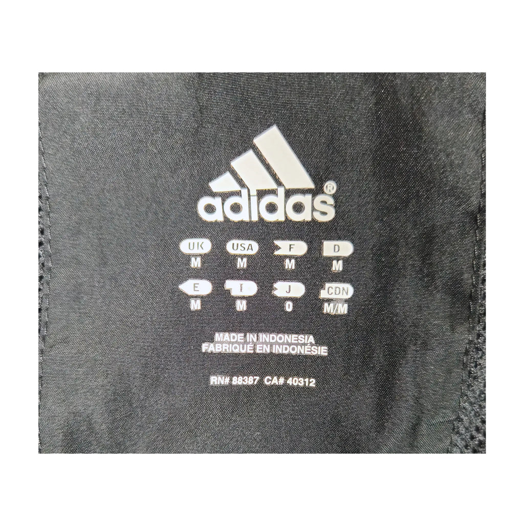 Adidas blå 3-Stripes vindbukse